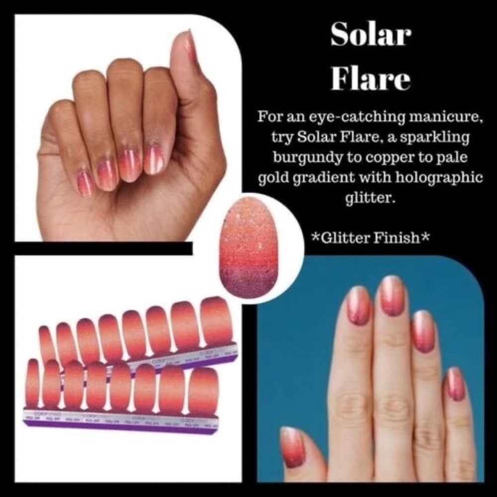 Color Street Nail Polish Strips: Solar Flare